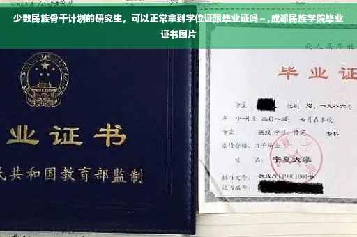 少数民族骨干计划的研究生，可以正常拿到学位证跟毕业证吗～,成都民族学院毕业证书图片
