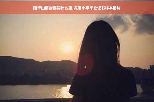 爬华山都需要买什么票,龙庙小学毕业证书样本图片