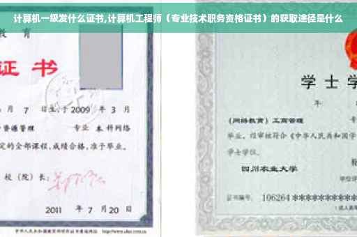 计算机一级发什么证书,计算机工程师（专业技术职务资格证书）的获取途径是什么