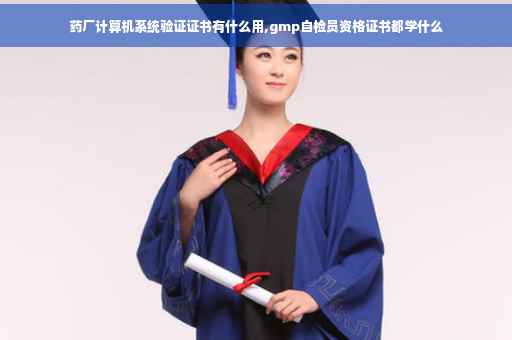 药厂计算机系统验证证书有什么用,gmp自检员资格证书都学什么