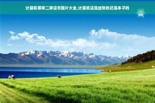 计算机等级二级证书图片大全,计算机证是纸张的还是本子的