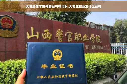 大专生在学校考的证书有用吗,大专生毕业发什么证书