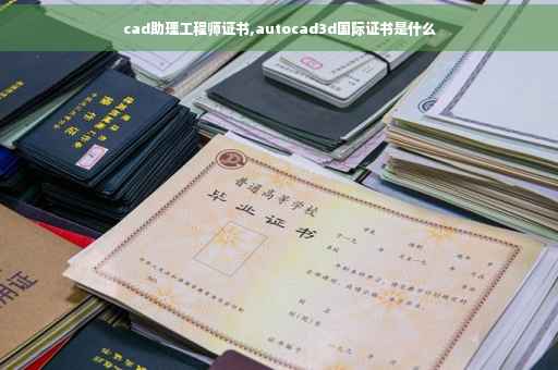 cad助理工程师证书,autocad3d国际证书是什么