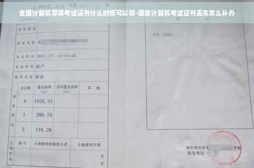 全国计算机等级考试证书什么时候可以领-国家计算机考试证书丢失怎么补办