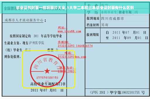 毕业证书封面一样吗图片大全,1大学二本和三本毕业证封面有什么区别
