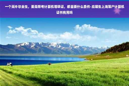 一个高中毕业生,要是想考计算机等级证,都需要什么条件-应届生上海落户计算机证书有用吗 一个高中毕业生,要是想考计算机等级证,都需要什么条件-应届生上海落户计算机证书有用吗