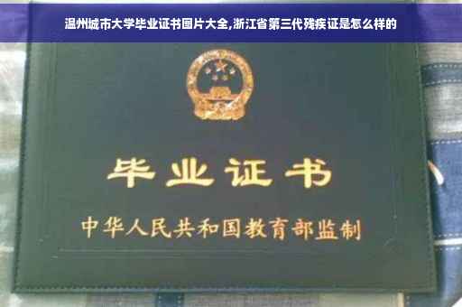 温州城市大学毕业证书图片大全,浙江省第三代残疾证是怎么样的