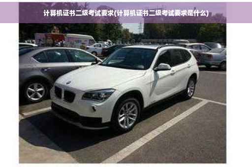 计算机证书二级考试要求(计算机证书二级考试要求是什么)