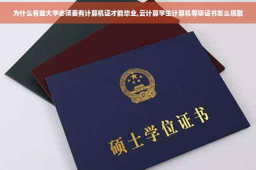 为什么有些大学必须要有计算机证才能毕业,云计算学生计算机等级证书怎么领取
