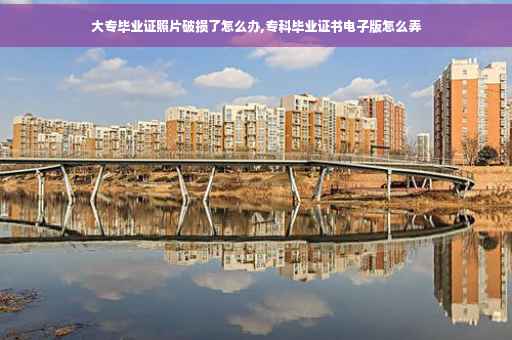 大专毕业证照片破损了怎么办,专科毕业证书电子版怎么弄 大专毕业证照片破损了怎么办,专科毕业证书电子版怎么弄