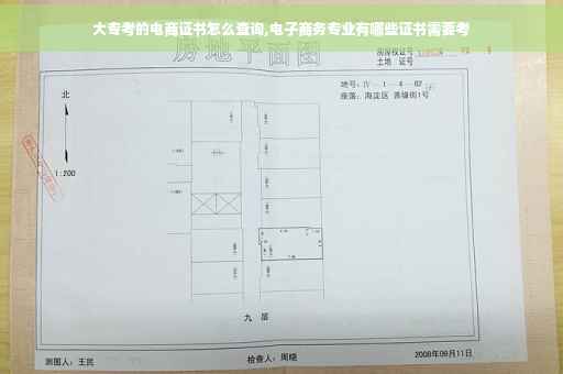 大专考的电商证书怎么查询,电子商务专业有哪些证书需要考
