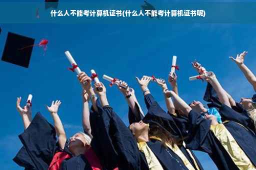 什么人不能考计算机证书(什么人不能考计算机证书呢)