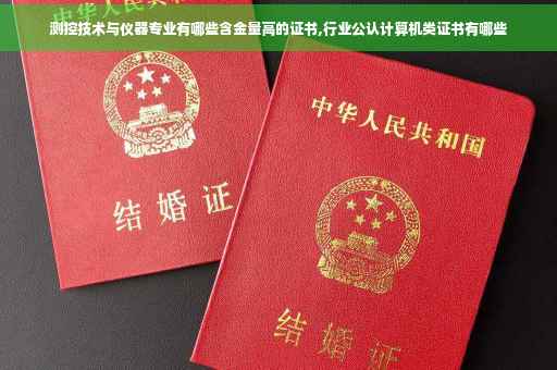 测控技术与仪器专业有哪些含金量高的证书,行业公认计算机类证书有哪些