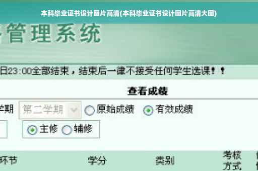 本科毕业证书设计图片高清(本科毕业证书设计图片高清大图)
