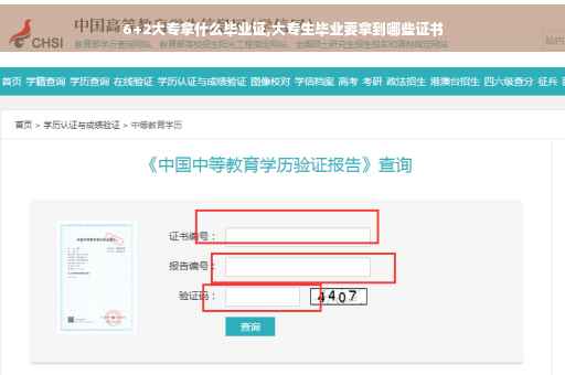 6+2大专拿什么毕业证,大专生毕业要拿到哪些证书