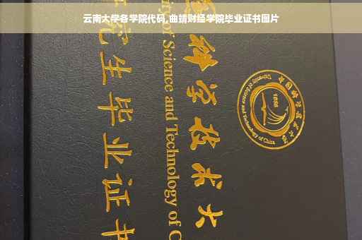云南大学各学院代码,曲靖财经学院毕业证书图片