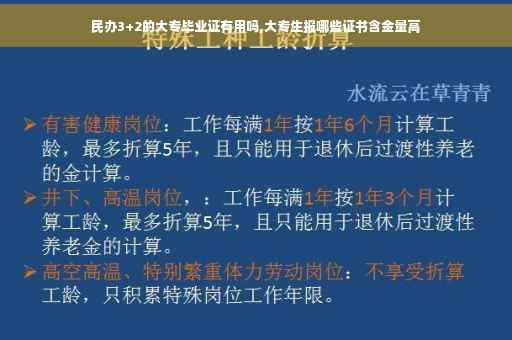 民办3+2的大专毕业证有用吗,大专生报哪些证书含金量高