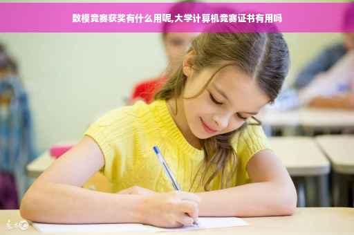 数模竞赛获奖有什么用呢,大学计算机竞赛证书有用吗