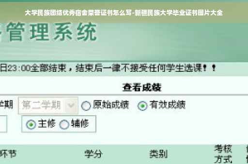 大学民族团结优秀宿舍荣誉证书怎么写-新疆民族大学毕业证书图片大全