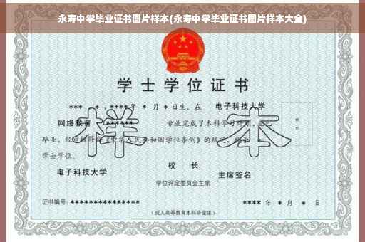 永寿中学毕业证书图片样本(永寿中学毕业证书图片样本大全)