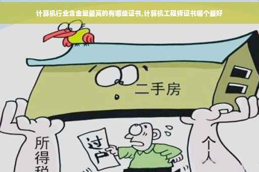 计算机行业含金量最高的有哪些证书,计算机工程师证书哪个最好