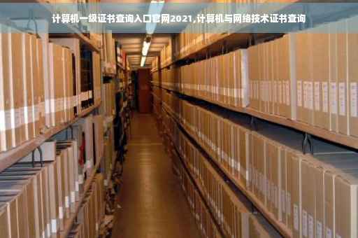计算机一级证书查询入口官网2021,计算机与网络技术证书查询