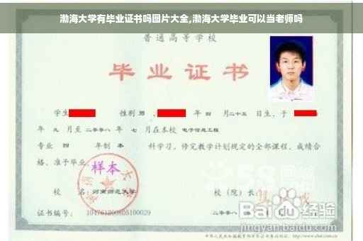 渤海大学有毕业证书吗图片大全,渤海大学毕业可以当老师吗