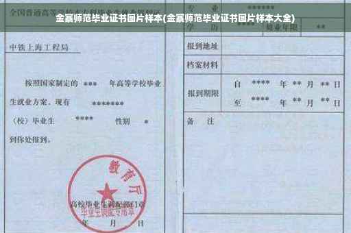 金寨师范毕业证书图片样本(金寨师范毕业证书图片样本大全)