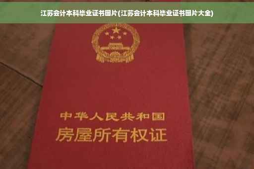 江苏会计本科毕业证书图片(江苏会计本科毕业证书图片大全)
