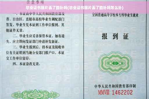 毕业证书图片丢了能补吗(毕业证书图片丢了能补吗怎么补)
