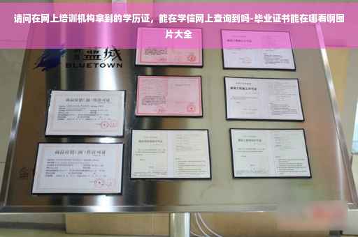请问在网上培训机构拿到的学历证，能在学信网上查询到吗-毕业证书能在哪看啊图片大全