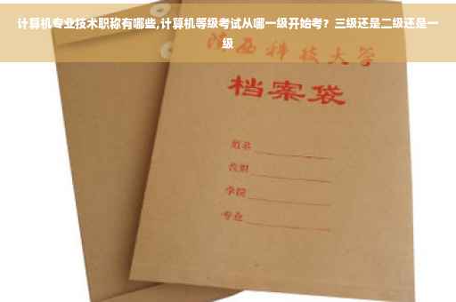计算机专业技术职称有哪些,计算机等级考试从哪一级开始考?三级还是二级还是一级 计算机专业技术职称有哪些,计算机等级考试从哪一级开始考?三级还是二级还是一级
