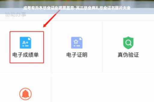 成考专升本毕业证由哪里盖章-高三毕业典礼毕业证书图片大全