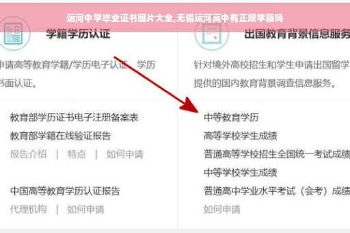运河中学毕业证书图片大全,无锡运河高中有正规学籍吗