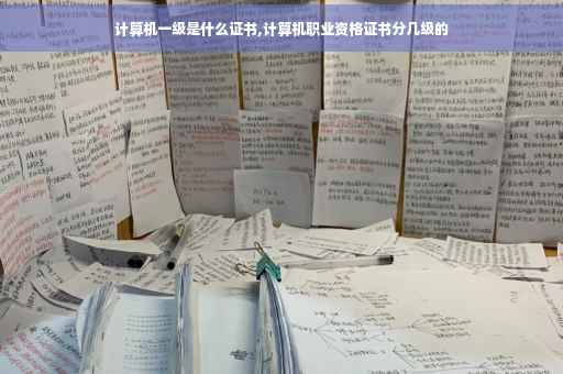 计算机一级是什么证书,计算机职业资格证书分几级的