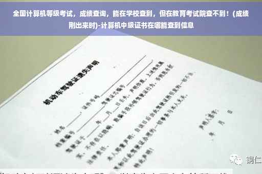 全国计算机等级考试，成绩查询，能在学校查到，但在教育考试院查不到！(成绩刚出来时)-计算机中级证书在哪能查到信息