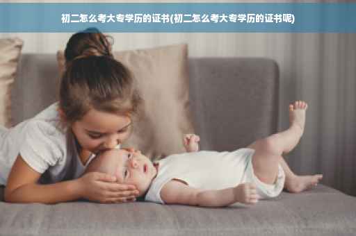 初二怎么考大专学历的证书(初二怎么考大专学历的证书呢)