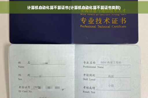 计算机自动化算不算证书(计算机自动化算不算证书类别)