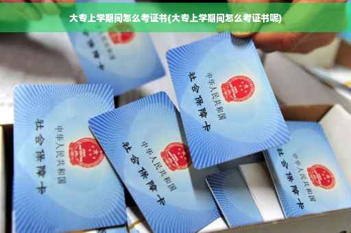 大专上学期间怎么考证书(大专上学期间怎么考证书呢)