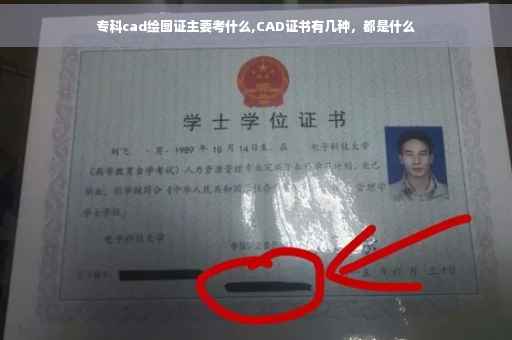 专科cad绘图证主要考什么,CAD证书有几种，都是什么