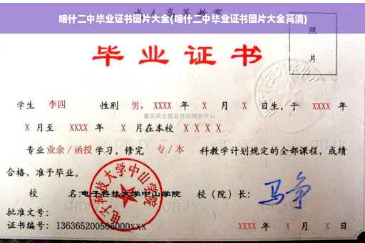 喀什二中毕业证书图片大全(喀什二中毕业证书图片大全高清)