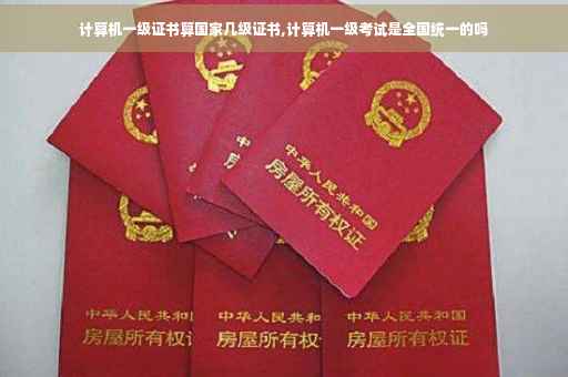 计算机一级证书算国家几级证书,计算机一级考试是全国统一的吗