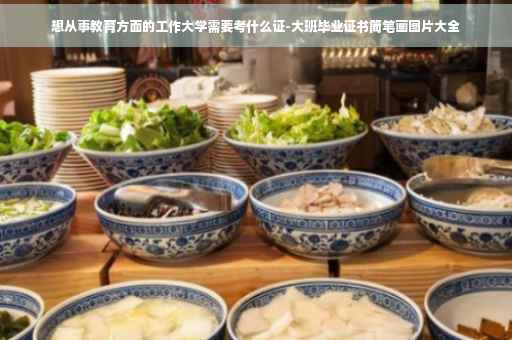 想从事教育方面的工作大学需要考什么证-大班毕业证书简笔画图片大全