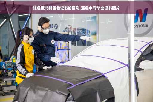 红色证书和蓝色证书的区别,蓝色中专毕业证书图片