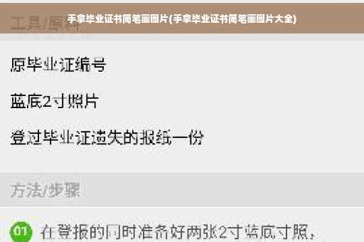 手拿毕业证书简笔画图片(手拿毕业证书简笔画图片大全)