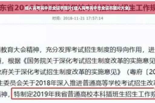成人高考高中毕业证书图片(成人高考高中毕业证书图片大全)