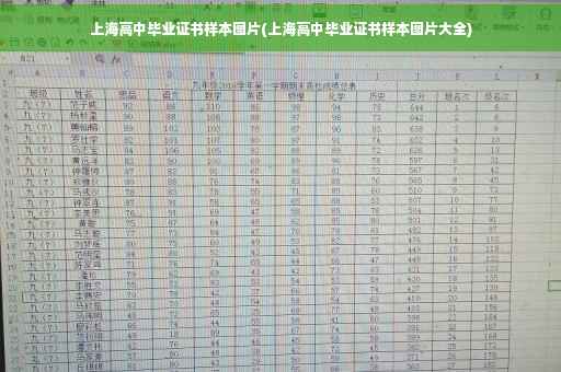 上海高中毕业证书样本图片(上海高中毕业证书样本图片大全)