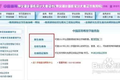 学汉语计算机设计大赛证书(学汉语计算机设计大赛证书有用吗)