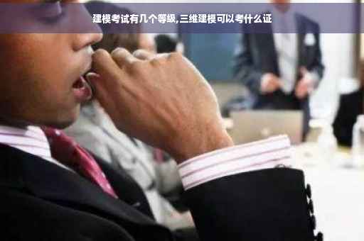 建模考试有几个等级,三维建模可以考什么证