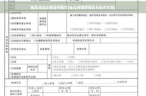 衡阳师院毕业证书图片(衡阳师院毕业证书图片大全)